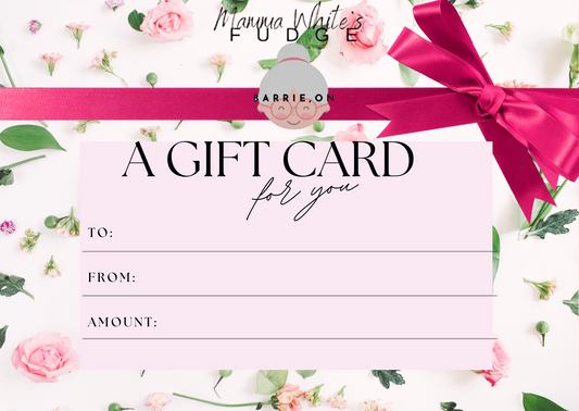 Mamma White's Fudge Gift Card